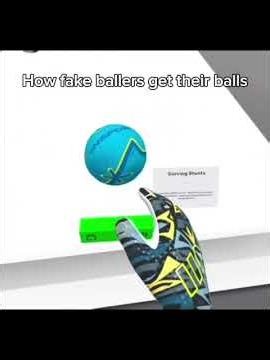How real ballers get their balls #oculus #footballshorts #football #foryou #gaming #viral #memes