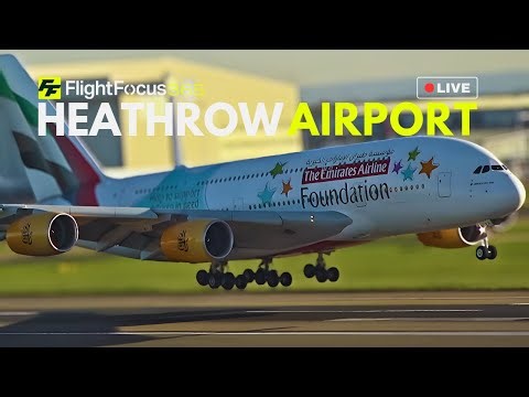 Heathrow Airport Live - Monday 22nd December 2025
