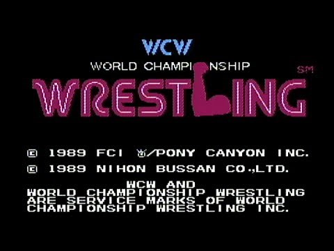 WCW World Championship Wrestling (FCI, 1990) - NES Gameplay