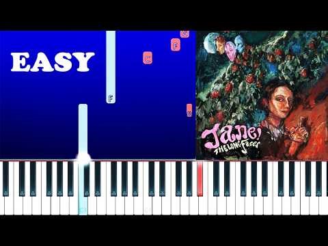 The Long Faces - Jane! (EASY Piano Tutorial)