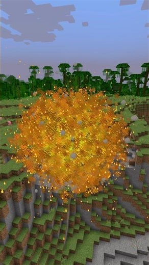 Testing NUCLEAR TNT in Minecraft… 💣 #minecraft #minecraftremix #tnt