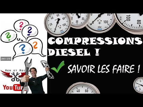 ** TEST DE COMPRESSION dans un moteur diesel ! **