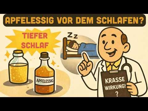 Der wichtigste nächtliche Effekt von Apfelessig, den kaum jemand kennt