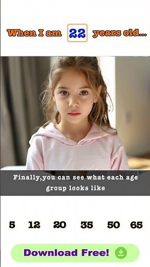 See Your Future Face in Seconds! 👶➡️👵 (From 4 to 65 Years Old)
