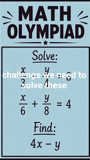 Only 1% Can Solve This Simultaneous Equations Challenge! | Math Olympiad 🧠zz