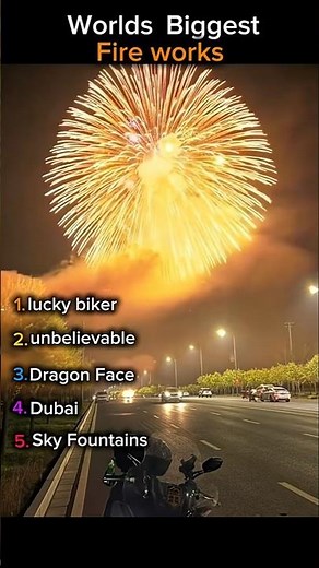 Ranking best fireworks in the world#ranking #best #shorts