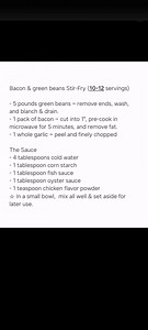 68K views · 838 reactions | #recipe for #greenbeans and #bacon...