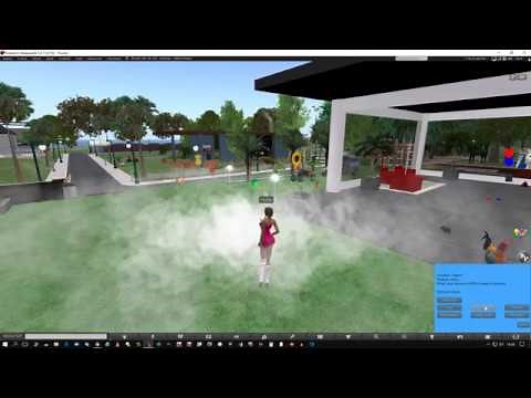 Demo: Smoke / Fog / Cloud Script in Second Life