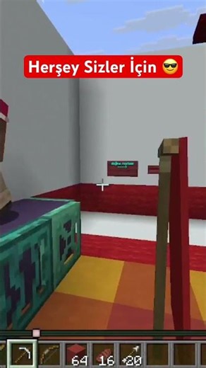 In Minecraft, the buttons reset the inventory and set the spawn point 😎👍 #minecraft #minecraftshorts