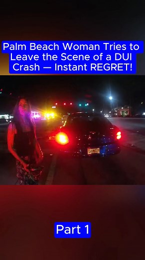 Palm Beach Woman Tries to Leave the Scene of a DUI Crash - Instant REGRET | Royalmoment