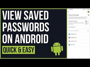 How to View Saved Passwords on Android Phone (2023)