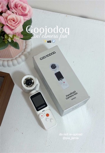 Goojodoq 2in1 Camera Fan Review — stay cool while vlogging