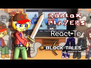 Roblox Players react to Hero [Block Tales] (Gacha Life 2)