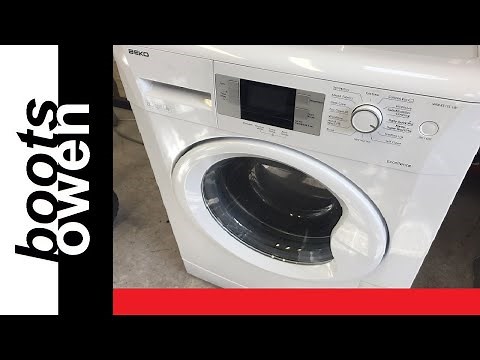 How to clean the filter on a Beko Excellence Washing Machine: coin trap, sump plug, check suds pump!