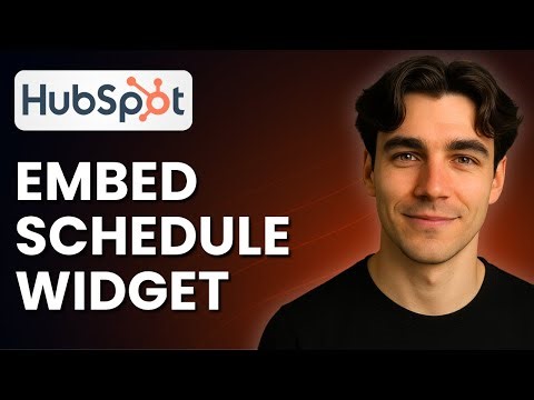 How To Embed The Scheduling Widget On A Page In HubSpot (Tutorial 2025)