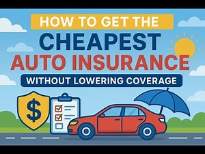 How to Get the Cheapest Auto Insurance Without Lowering Coverage