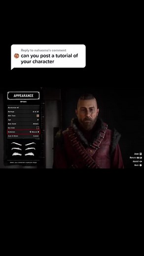 Shaved Sides Hair Tutorial for RDR2 Online Character Creation