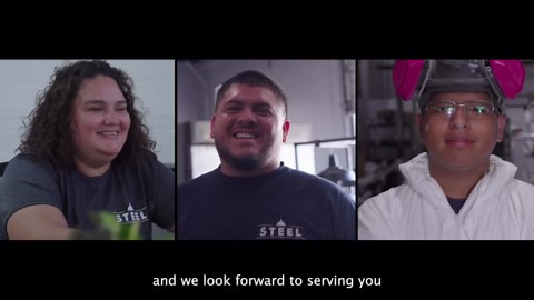 Steel Lighting Co. Carson Barn Light | Ceiling Mounted Pendant | 16 inch Dome | 12 inch Sloped Stem | Industrial Style Steel Light Made in America | Matte Black Exterior/White Interior