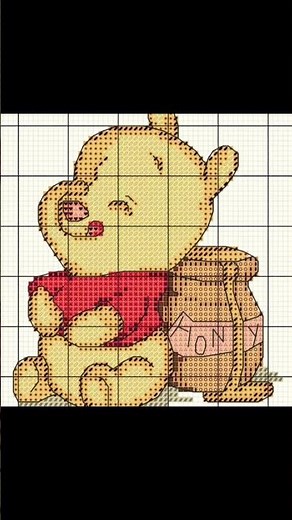 🐻 “Full Bear” - Free Baby Cross Stitch Pattern Winnie the Pooh