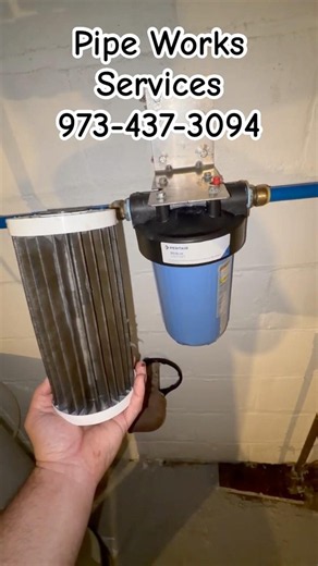 Water filter replacement #plumbing ￼