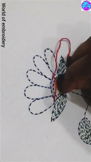 Kantha Stitch Tutorial 🧵 Beginners Must Try! #shorts