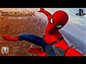 Marvel's Spider-Man PS4: Stark Suit (Homecoming) - Free Roam HD Gameplay
