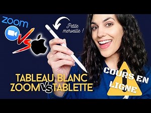 Zoom : Comment utiliser sa tablette comme tableau blanc | # coursenligne #fle #Goodnotes #ipad