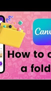 How to create a folder on Canva?