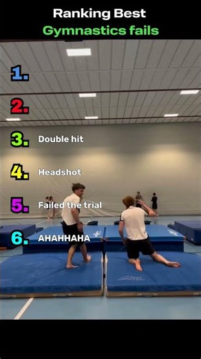 Ranking Best Gymnastics fails #funny #fails #ranking #gymnastic