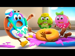 춤추는 도넛 | 음식친구 동화 4화 | 애니메이션 | 동화모음 | 키키묘묘 | 베이비버스 인기동화