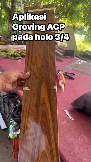59K views · 482 reactions | Tutorial singkat Apliaksi Groving ACP 3mm untuk membungkus rangka holo. Semoga bermanfaat... #fypviralシ #fypシ゚viralシfypシ゚viralシalシ #aluminium #Aluminiumwindows #aluminiumdoors #semuaorang #pengikut | Ilham Amir Al Bugisy | Facebook
