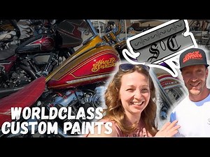 INSANE Custom Harley Paint Jobs | Metal Flake, Candy, Airbrush Art by Suicide Customs