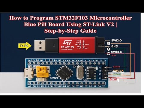 How to Program STM32 (Blue Pill) Microcontroller using ST-Link V2 #project #stm32 #bluepill #stlink