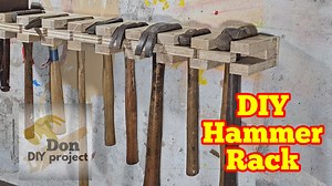 118K views · 967 reactions | DIY Space Saving Hammer Rack #doityourself #diy #FBVIDEO #fbpost #hammerrack #woodworking #Philippines | Don DIY Project | Facebook
