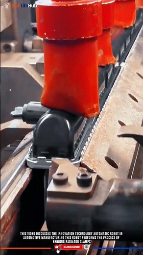 Innovation Technology Automatic Robot: Radiator Clamp Bending #tech