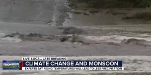 Increase in monsoon flooding leads back to climate change and rise in heat