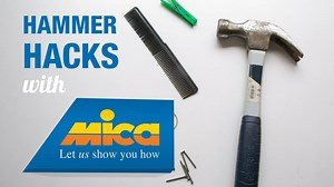 48 reactions · 19 shares | Make at home DIY with a hammer so much easier with these simple hacks! #MakeitTogether #MakeitwithMica | Mica Hardware | Facebook