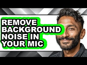 How to Remove Background Noise in Your Mic (easy Method)