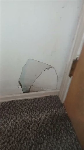 hole in the wall but literally