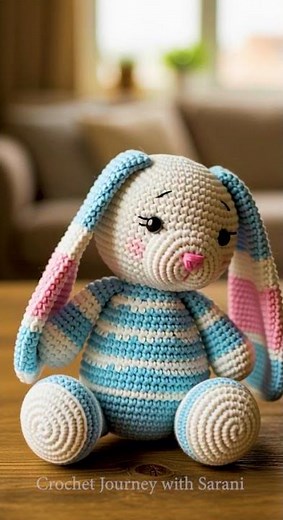 Cutest Crochet Bunny Ever! | Handmade Amigurumi 🧶🐰💕