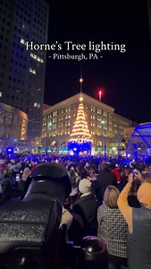 Horne’s Tree Lighting 🎄 • • • #bhphotographypa #PittsburghPhotographer #PittsburghVideographer #pittsburgh #412 #christmas | BH Photography PA