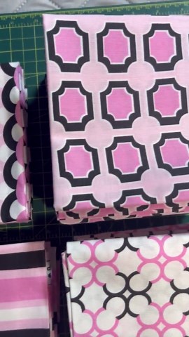 Modern Geometric Designs Pink David Textiles 33 Fat Quarters 100% Cotton Fabric - Etsy