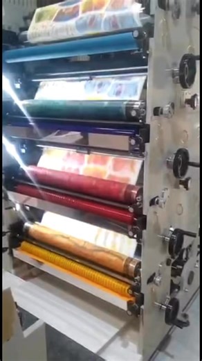 Large-size printing preferred model, #printing #machine #4️⃣Color printing machine #flexo printing machine #packaging printing machine #promotional advertising printing machine #paper printing machine #Made in China | 唐春艳