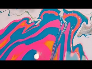 DEMO POURING 💓 COEUR 💖 ROSE FLUO DÉMO n°26