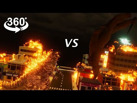 Godzilla vs. Kong - Burning Godzilla [360 VR]