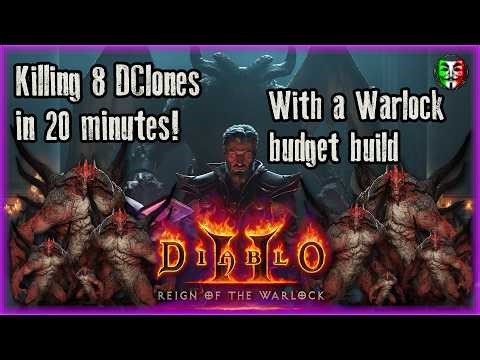 Diablo 2 Resurrected RotW - Killing 8 DClone's in 20min on SCL!
