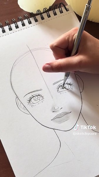 How to draw a face #drawing #face #tutorial #sketch #art | how to draw a face