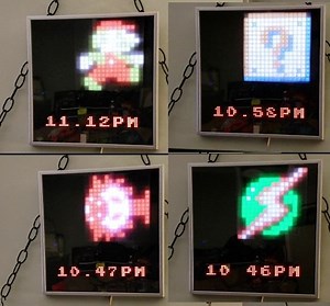 8 Bit Sprite Clock #piday #raspberrypi @Raspberry_Pi
