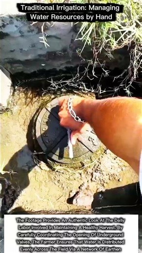 Traditional Irrigation Mastery: How Underground Valves Control Field Water Flow