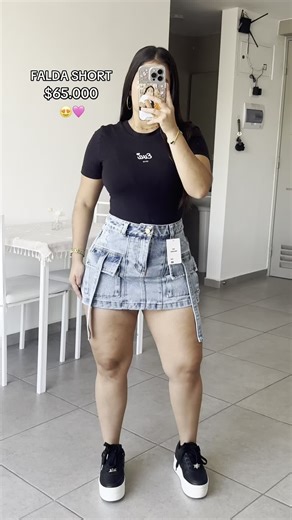 Línea de WhatsApp 📱 3002304833 . #falda #faldashort #denim #jean #viral #viralvideos #viralvideotiktok #viralv #viralvideo🔥 #viralvedio